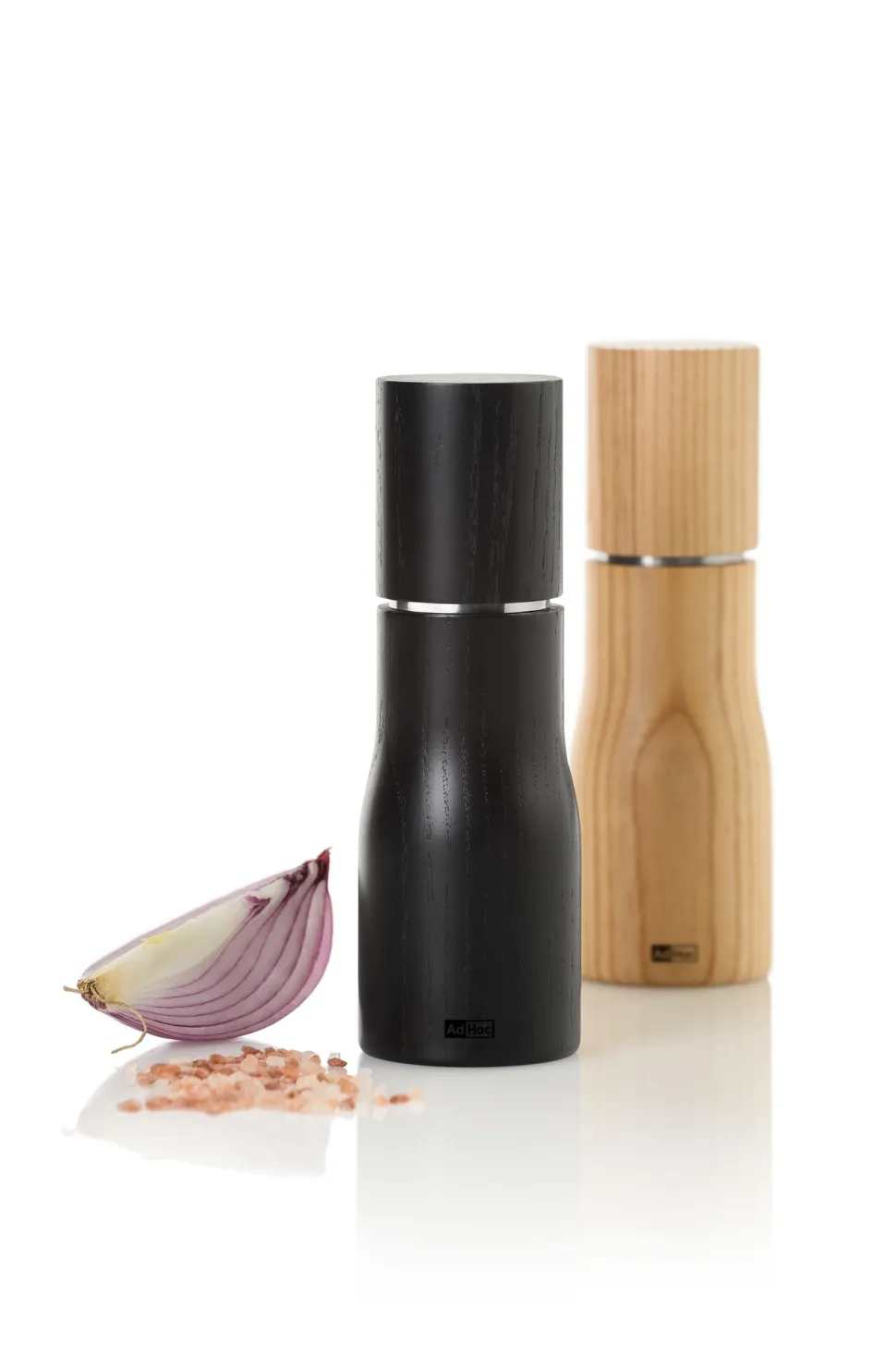 Peper- / Zoutmolen AdHoc Levo Black 15 cm