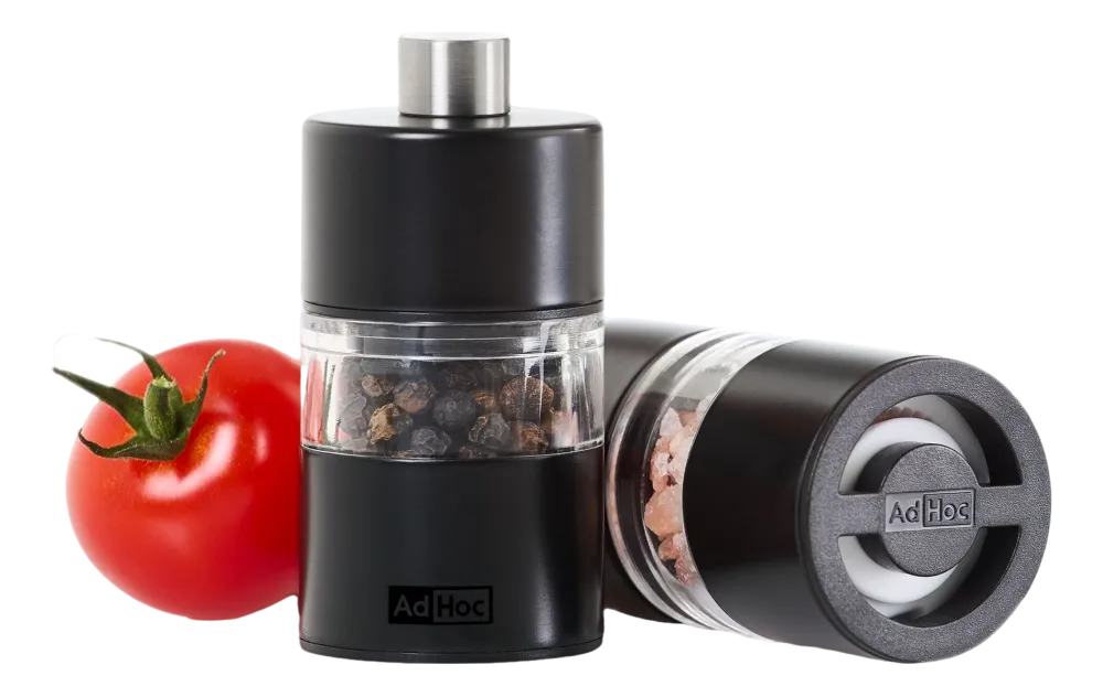 AdHoc Peper- / Zoutmolen Minimill Black 6,2 cm Best