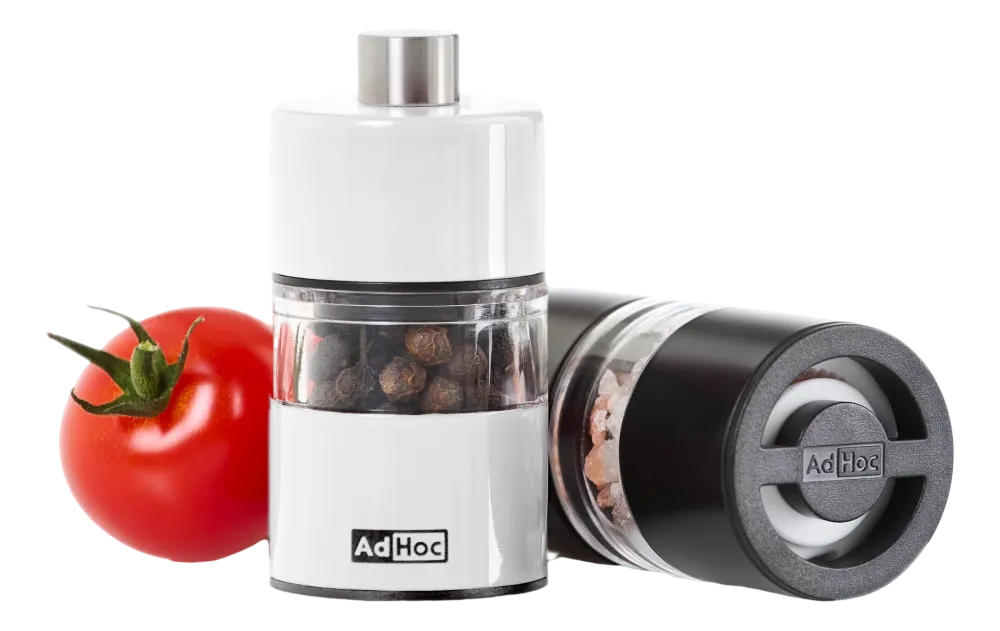 AdHoc Peper- / Zoutmolen Minimill White 6,2 cm Discount
