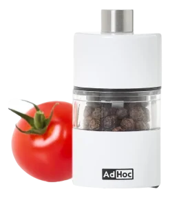 AdHoc Peper- / Zoutmolen Minimill White 6,2 cm Discount