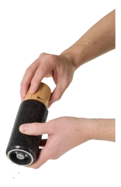 Peper- / Zoutmolen AdHoc Yara Black 18 cm