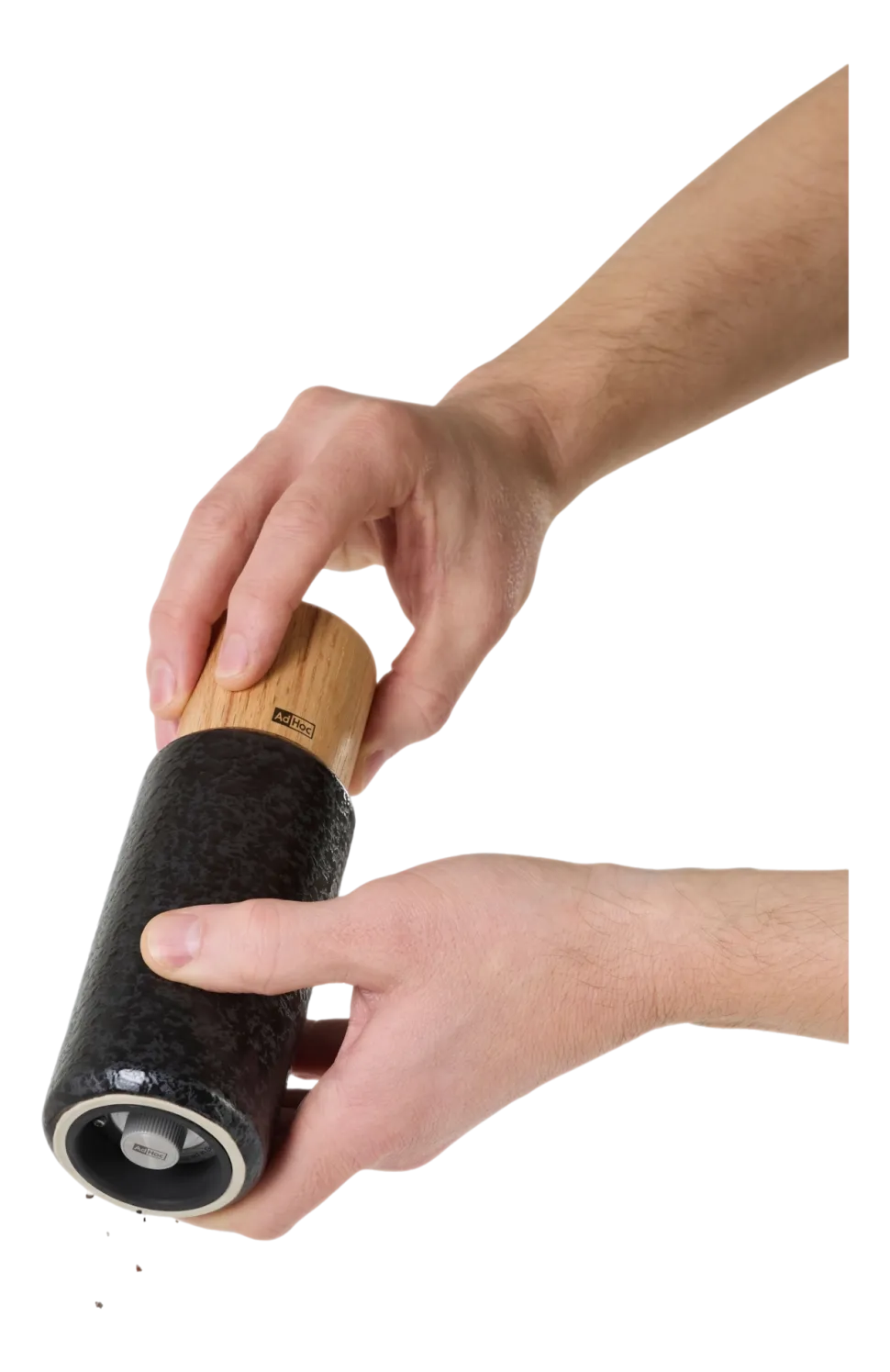 Peper- / Zoutmolen AdHoc Yara Black 18 cm