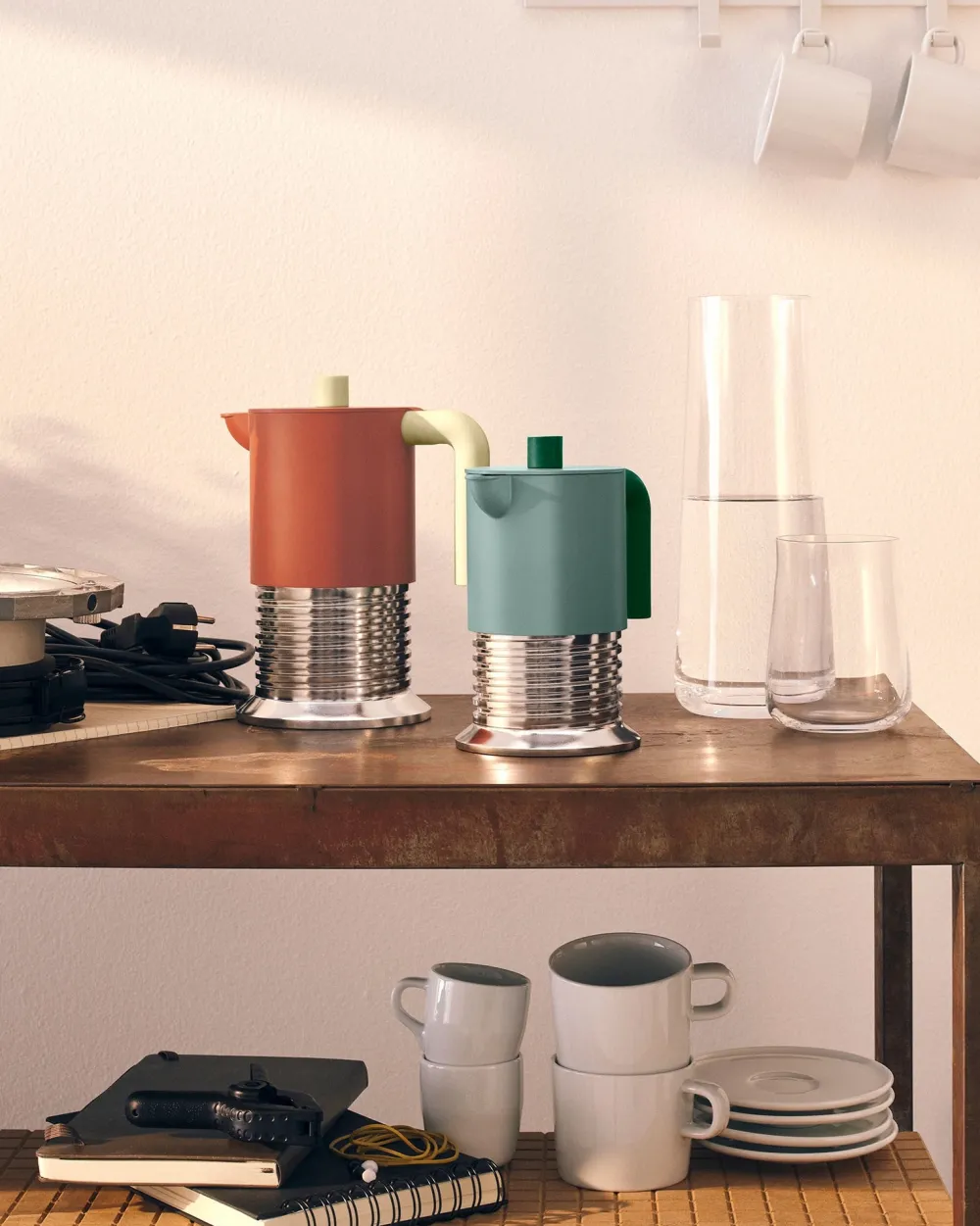 Alessi Percolator Vite 6 Kops Warm Grey