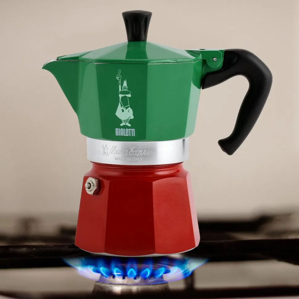 Percolator Bialetti Italia Moka Express 6-kops