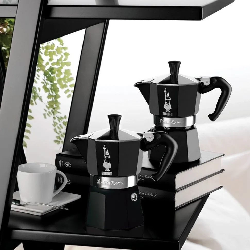 Percolator Bialetti Moka Express Black 3-kops