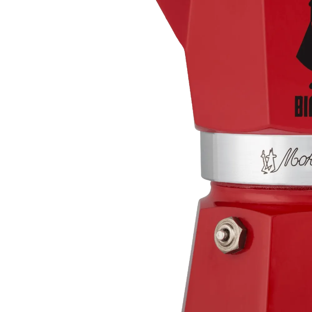 Bialetti Percolator Moka Express Red 3-kops Clearance