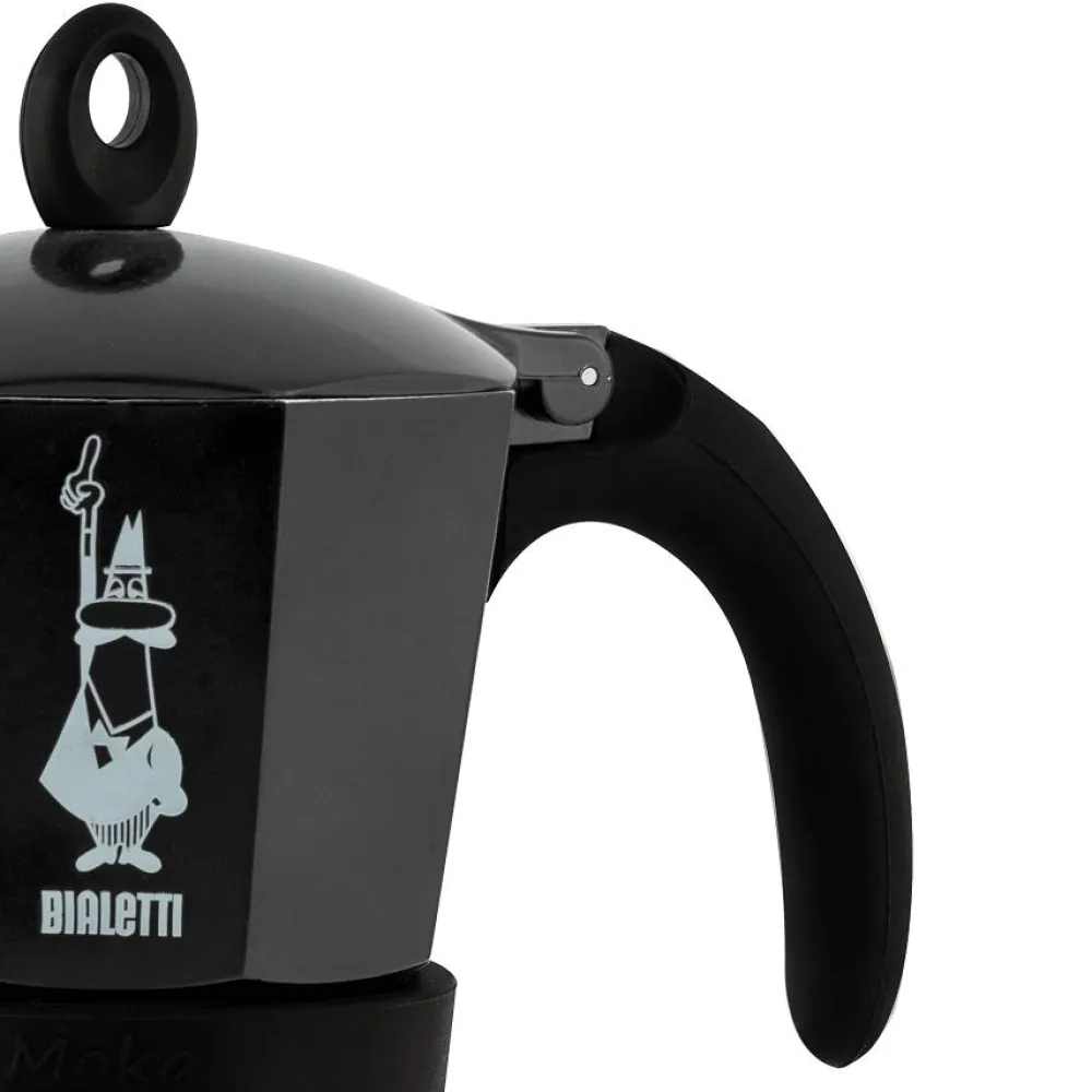 Bialetti Percolator Moka Induction Black 2-kops Hot