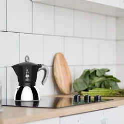 Bialetti Percolator Moka Induction Black 2-kops Hot
