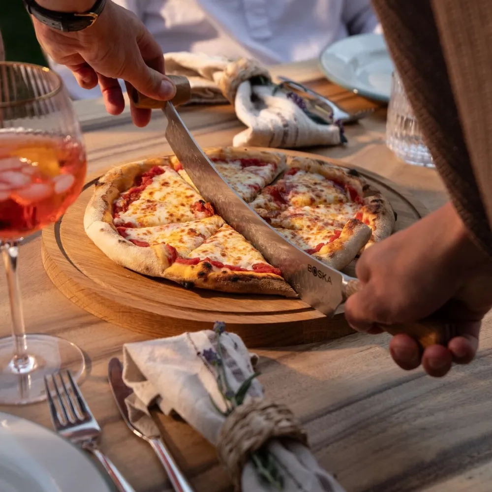 Boska Pizza- & Kaasmes Oslo+ Brown / Silver Outlet