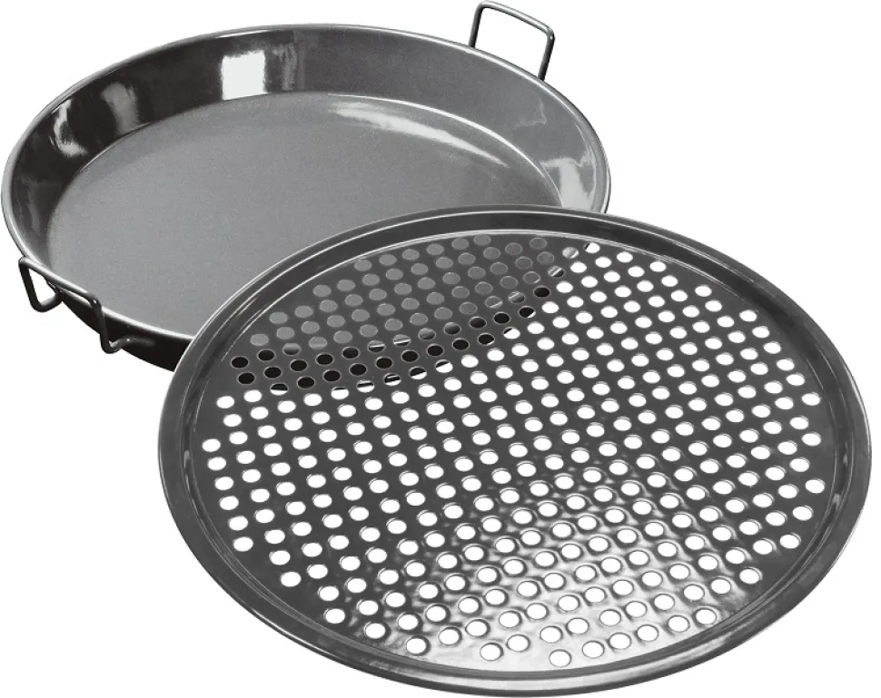 Pizzaplaat Outdoorchef Middel Zwart (2-Delig)