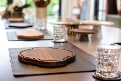 Placemat Dutchdeluxes Split Leather Black
