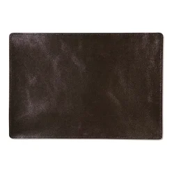 Dutchdeluxes Placemat Split Leather Metallic Bronze Clearance