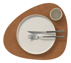 Placemat Lind DNA Curve L Corduroy Nupo Nature (Set van 4)