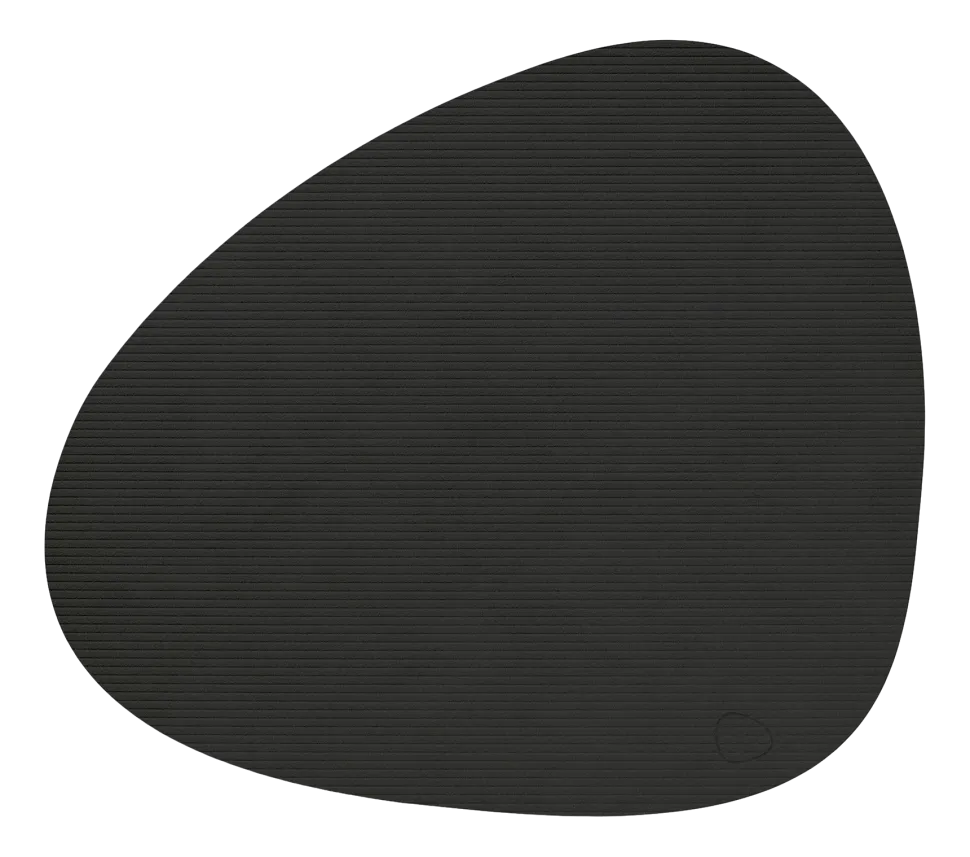 Placemat Lind DNA Curve L Corduroy Nupo Black Ink (Set van 4)