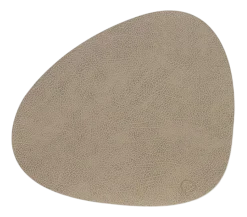 Placemat Lind DNA Curve L Hippo Warm Grey (Set van 4)