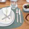 Placemat Lind DNA Curve L Hippo Pastel Green (Set van 4)