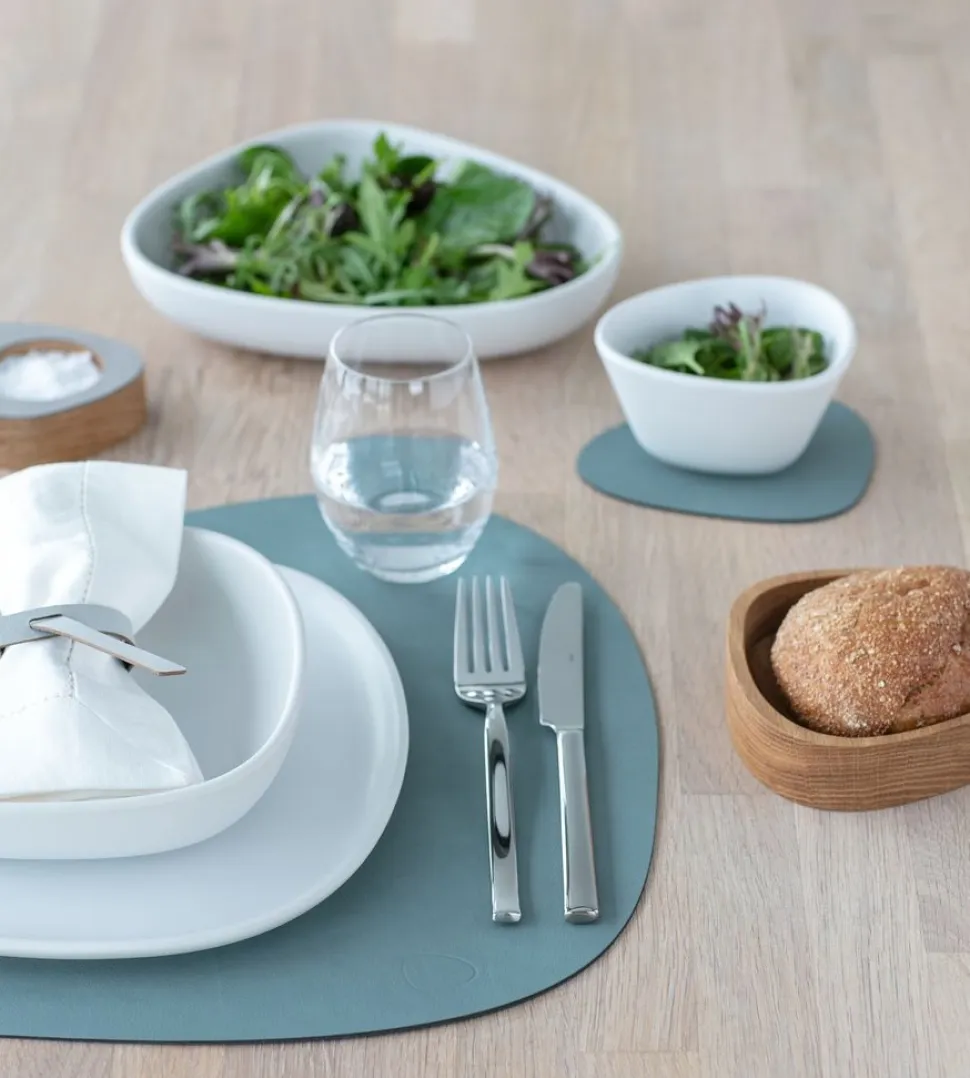 Placemat Lind DNA Curve L Nupo Pastel Green (Set van 4)