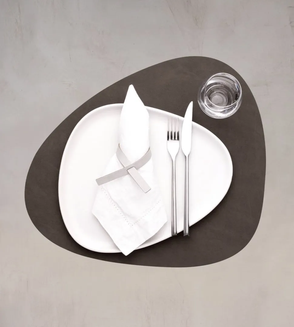 Placemat Lind DNA Curve L Nupo Caviar (Set van 4)