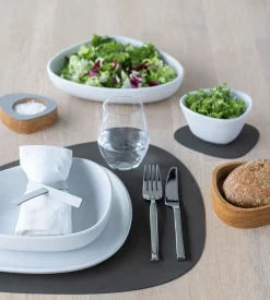 Placemat Lind DNA Curve L Nupo Caviar (Set van 4)