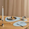 Placemat Lind DNA Curve L Nupo Soft Sky (Set van 4)