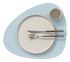 Placemat Lind DNA Curve L Nupo Soft Sky (Set van 4)