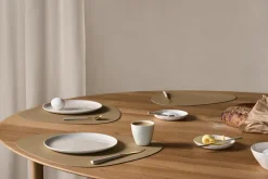 Placemat Lind DNA Curve L Nupo Khaki (Set van 4)