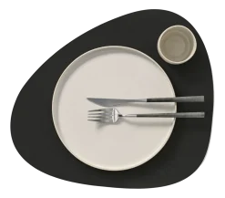 Lind DNA Placemat Curve L Nupo Black Ink (Set van 4) Clearance