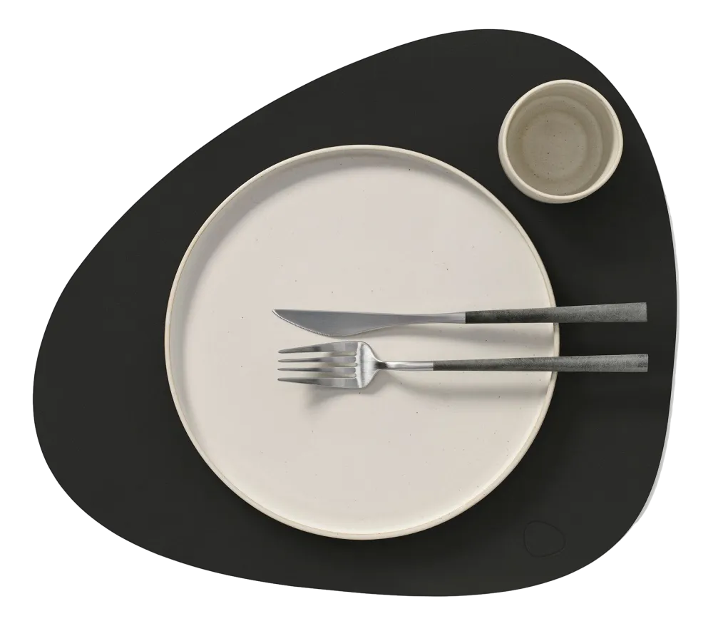 Lind DNA Placemat Curve L Nupo Black Ink (Set van 4) Clearance
