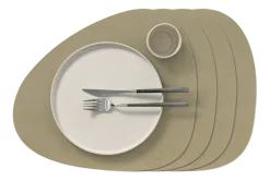 Placemat Lind DNA Curve L Nupo Herbal Dust (Set van 4)