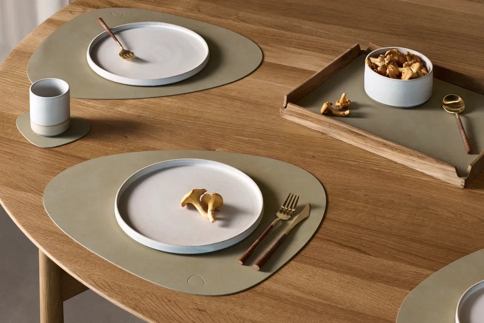 Placemat Lind DNA Curve L Nupo Herbal Dust (Set van 4)