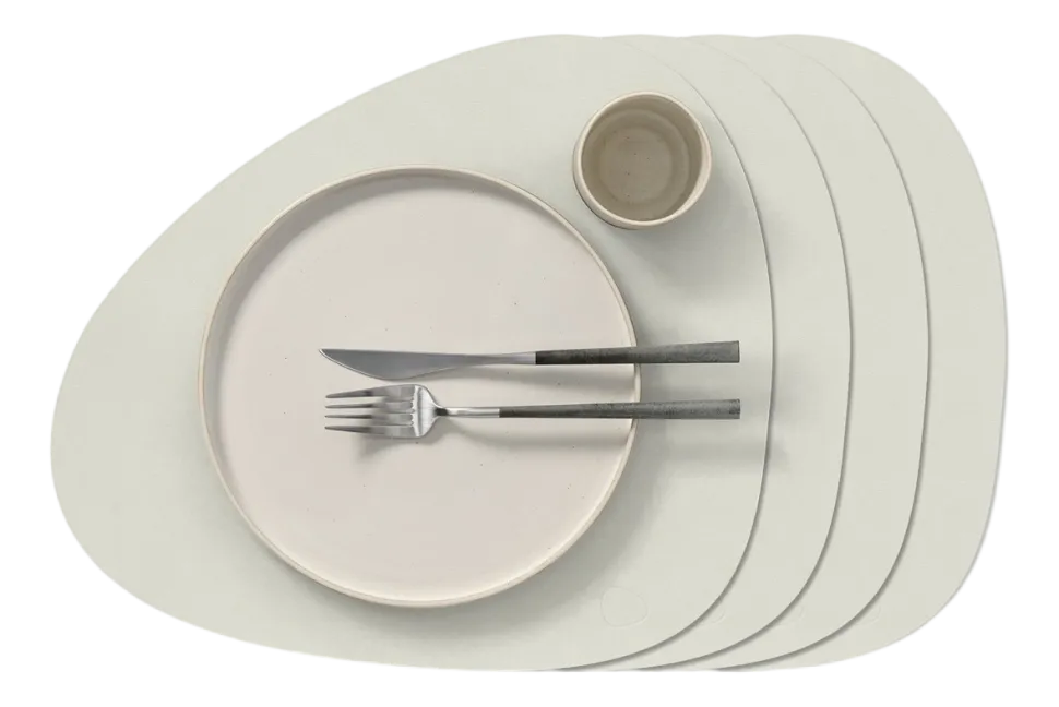 Placemat Lind DNA Curve L Nupo Linen (Set van 4)