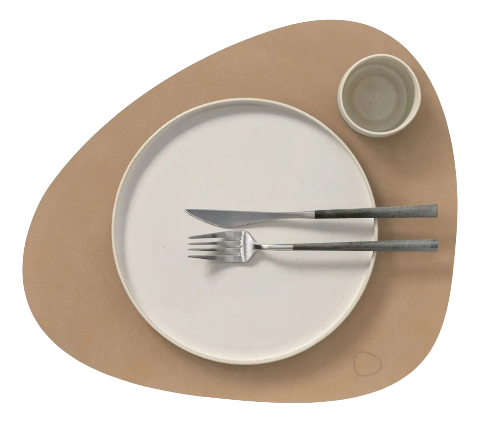 Placemat Lind DNA Curve L Nupo Nougat (Set van 4)
