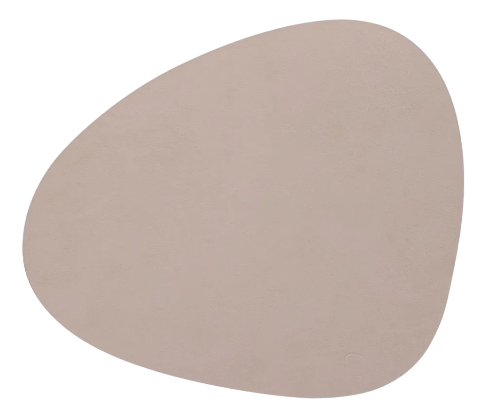 Lind DNA Placemat Curve L Nupo Clay Brown (Set van 4) Best
