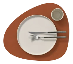 Lind DNA Placemat Curve L Nupo Rust (Set van 4) Discount