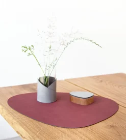 Placemat Lind DNA Curve L Nupo Red (Set van 4)