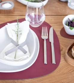 Placemat Lind DNA Curve L Nupo Red (Set van 4)
