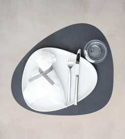 Lind DNA Placemat Curve L Nupo Anthracite (Set van 4) Best