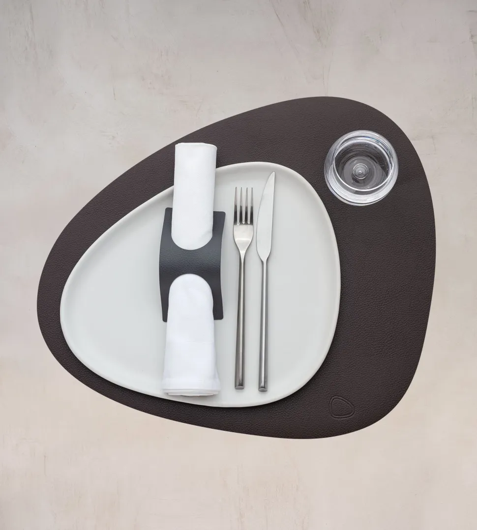 Placemat Lind DNA Curve L Serene Hazel (Set van 4)