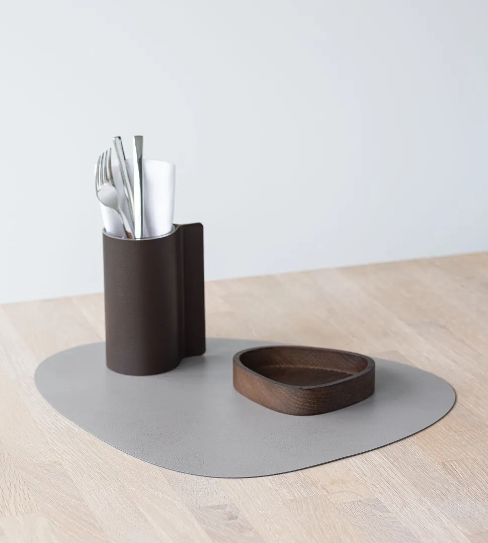Placemat Lind DNA Curve L Serene Ash (Set van 4)