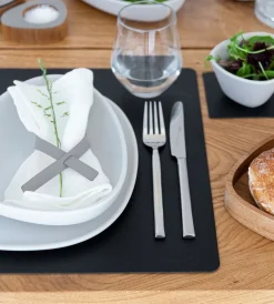 Lind DNA Placemat Square L Bull Black (Set van 4) Hot