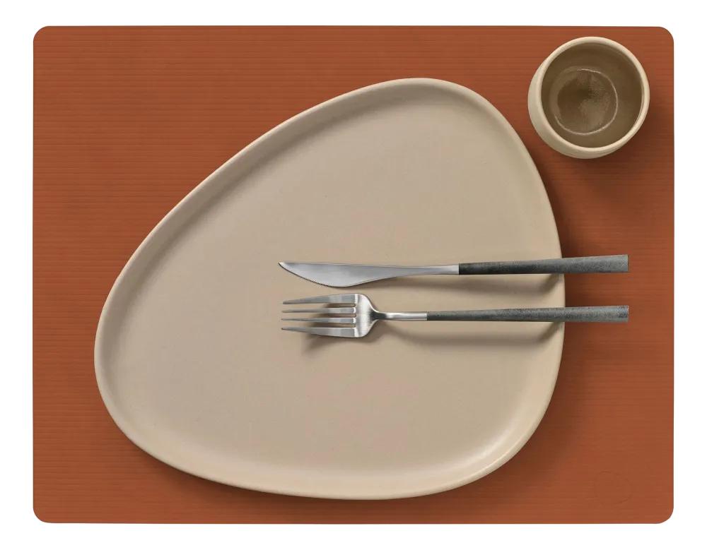Lind DNA Placemat Square L Corduroy Nupo Rust (Set van 4) Discount