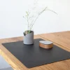 Placemat Lind DNA Square L Hippo Black Anthracite (Set van 4)