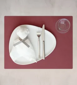Lind DNA Placemat Square L Nupo Red (Set van 4) Hot