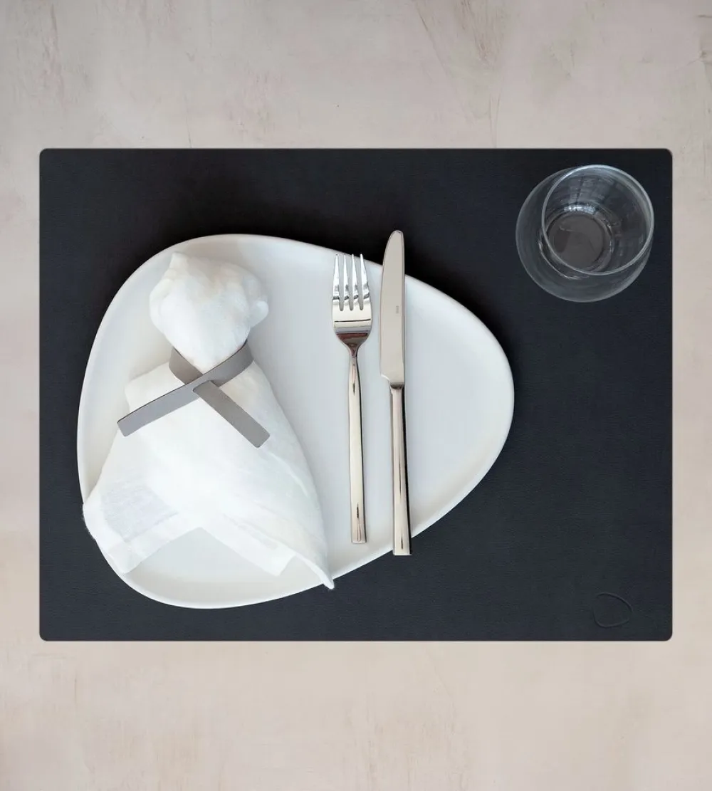 Lind DNA Placemat Square L Nupo Black (Set van 4) Discount