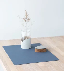 Lind DNA Placemat Square L Nupo Dark Blue (Set van 4) Sale