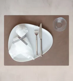 Lind DNA Placemat Square L Nupo Brown (Set van 4) Best
