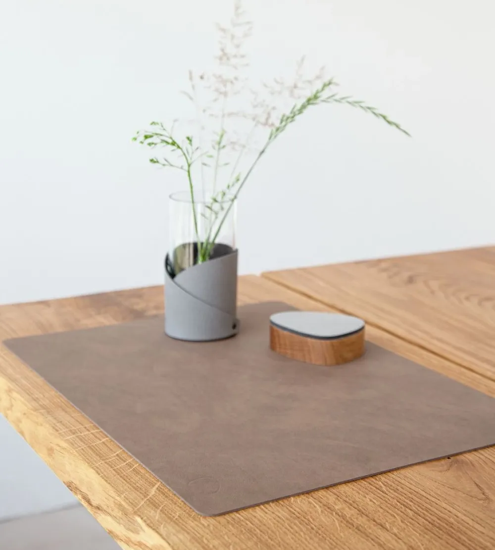 Lind DNA Placemat Square L Nupo Brown (Set van 4) Best