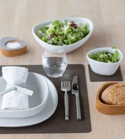 Placemat Lind DNA Square L Nupo Caviar (Set van 4)