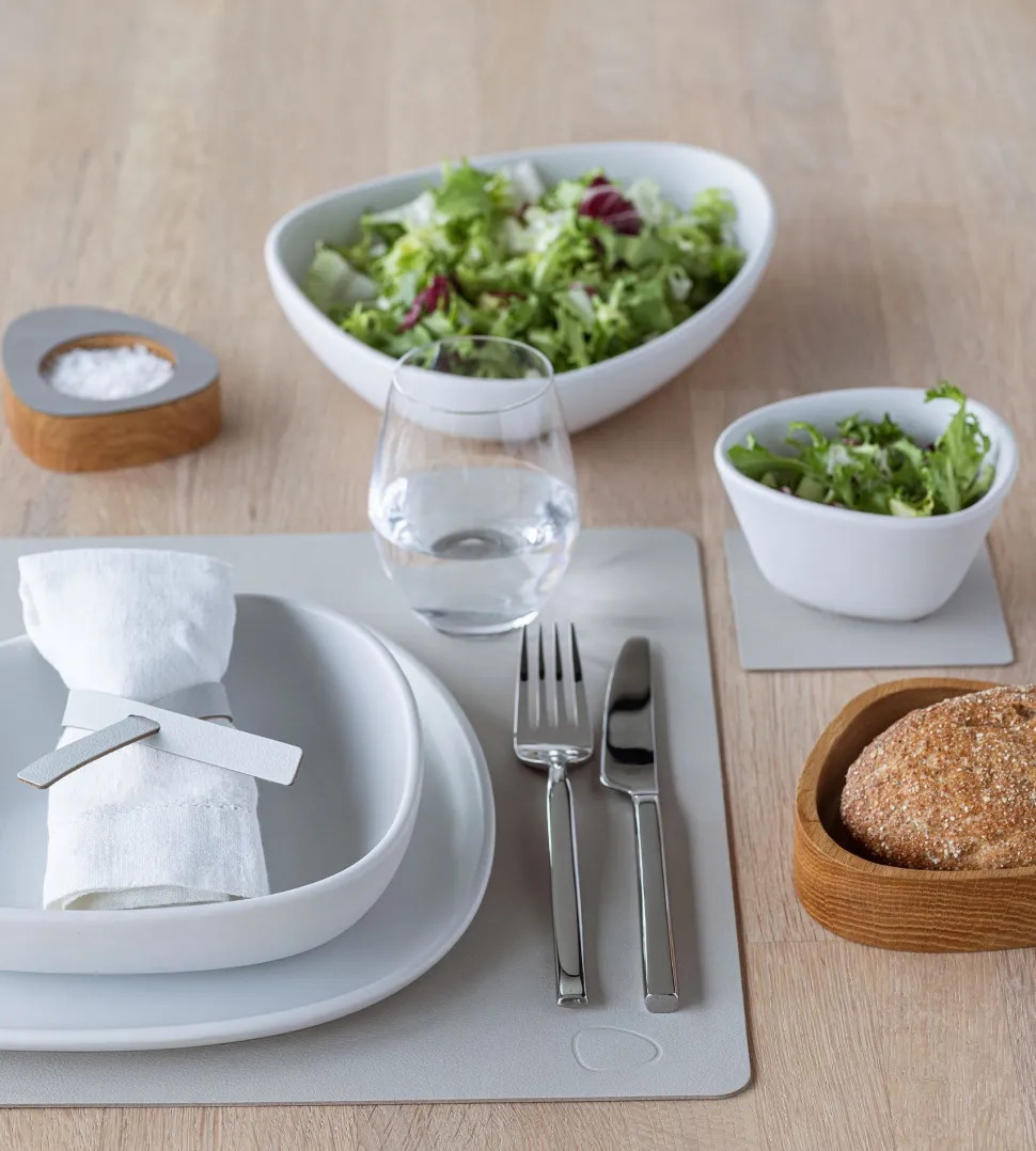 Placemat Lind DNA Square L Nupo Soft Nude (Set van 4)