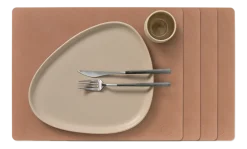 Lind DNA Placemat Square L Nupo Old Rose (Set van 4)